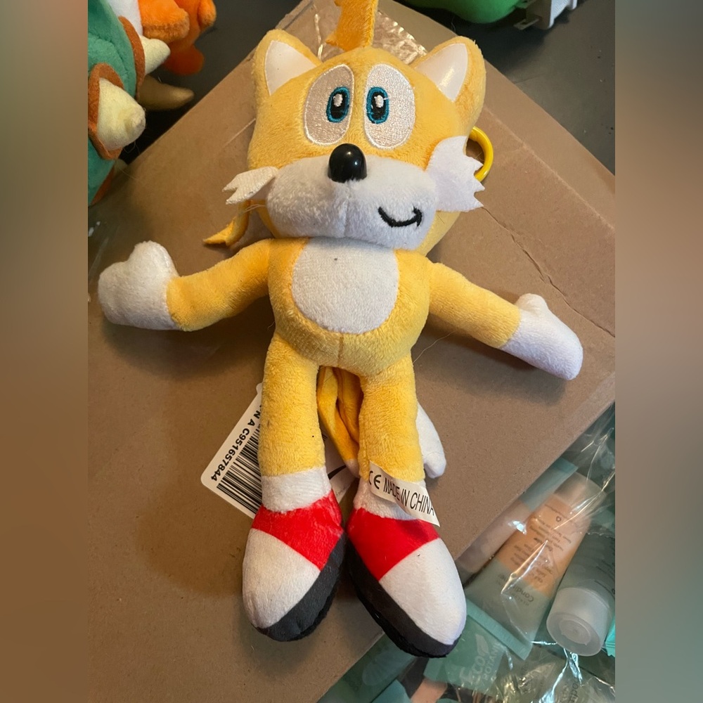 Sonic Tales Yellow Plush Toy with Red Shoes